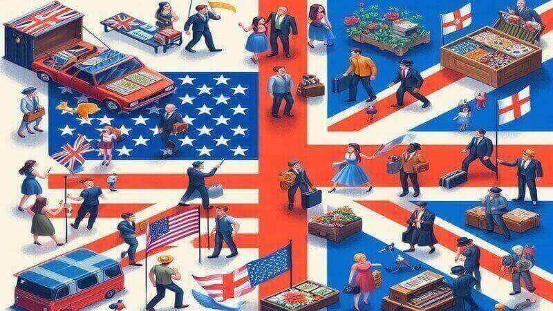 تفاوت فرهنگ آمریکا و انگلیس