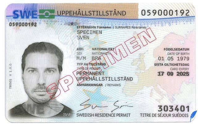 کارت اقامت سوئد