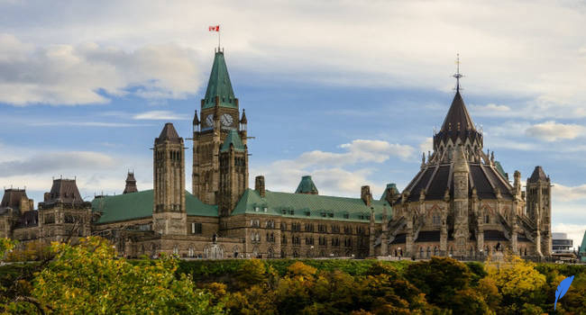 ساختمان کتابخانه پارلمان کانادا از زیباترین سازه های اتاواست.